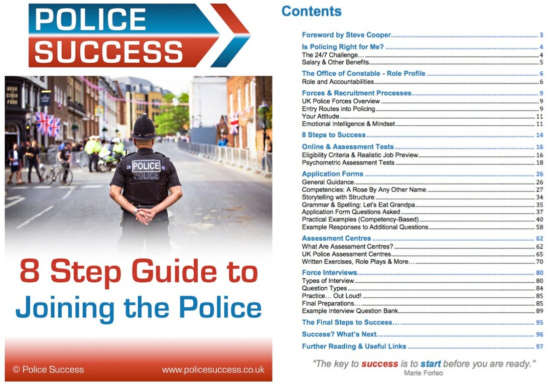 Police success guide 8 steps