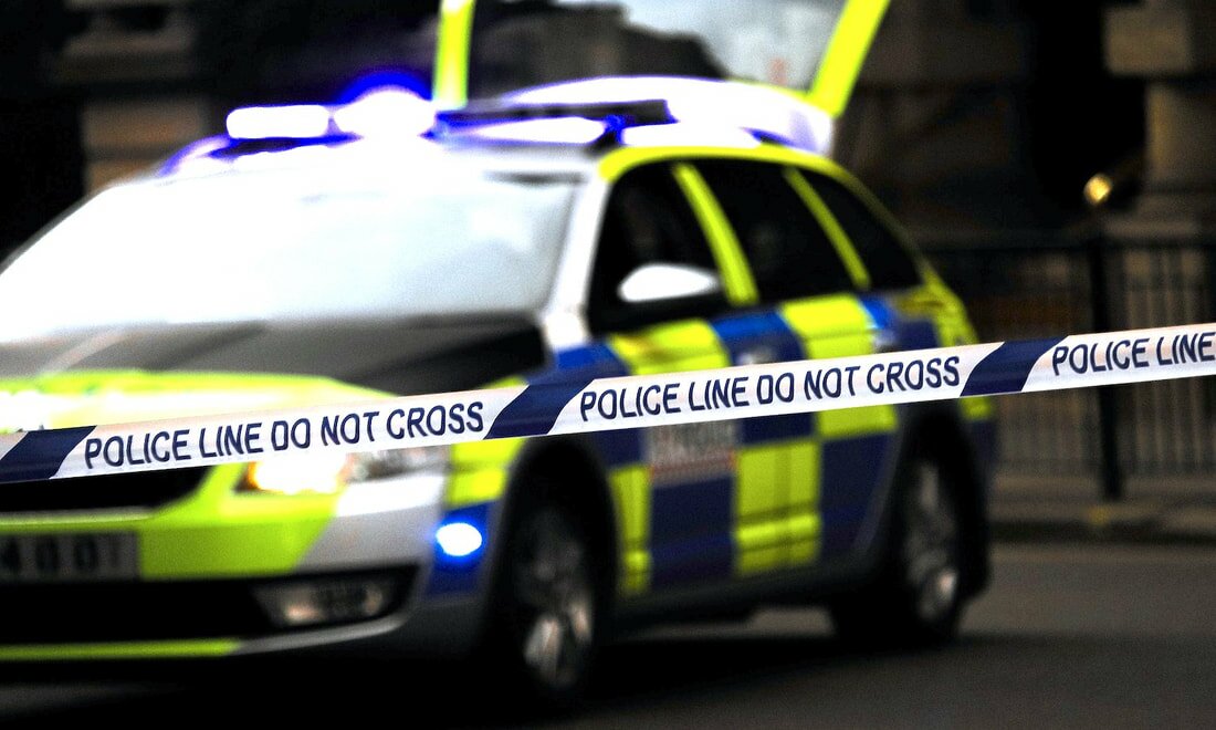 Police car police line